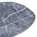Carlisle 13" Oblong Ridge Platter - Melamine, Soapstone (5310272) thumbnail 3