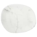 Carlisle 18" Oblong Ridge Platter - Melamine, White Marble (5310337) thumbnail 2