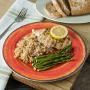 Carlisle 11" Round Melamine Dinner Plate, Fireball (5400152) thumbnail 5