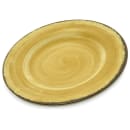 Carlisle 9" Round Melamine Salad Plate, Amber (5400213) thumbnail 2