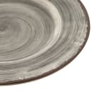 Carlisle 9" Round Melamine Salad Plate, Smoke Gray (5400218) thumbnail 3