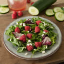 Carlisle 9" Round Melamine Salad Plate, Smoke Gray (5400218) thumbnail 5