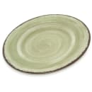 Carlisle 9" Round Melamine Salad Plate, Jade (5400246) thumbnail 2