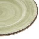 Carlisle 9" Round Melamine Salad Plate, Jade (5400246) thumbnail 3