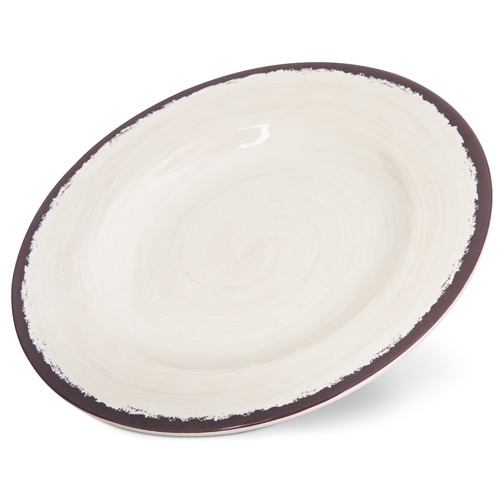 Carlisle 9" Round Melamine Salad Plate, Sweet Cream (5400253)