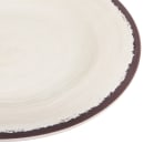 Carlisle 9" Round Melamine Salad Plate, Sweet Cream (5400253) thumbnail 4