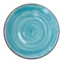 Carlisle 18 1/2 oz Round Melamine Soup Bowl, Aqua (5400315) thumbnail 2