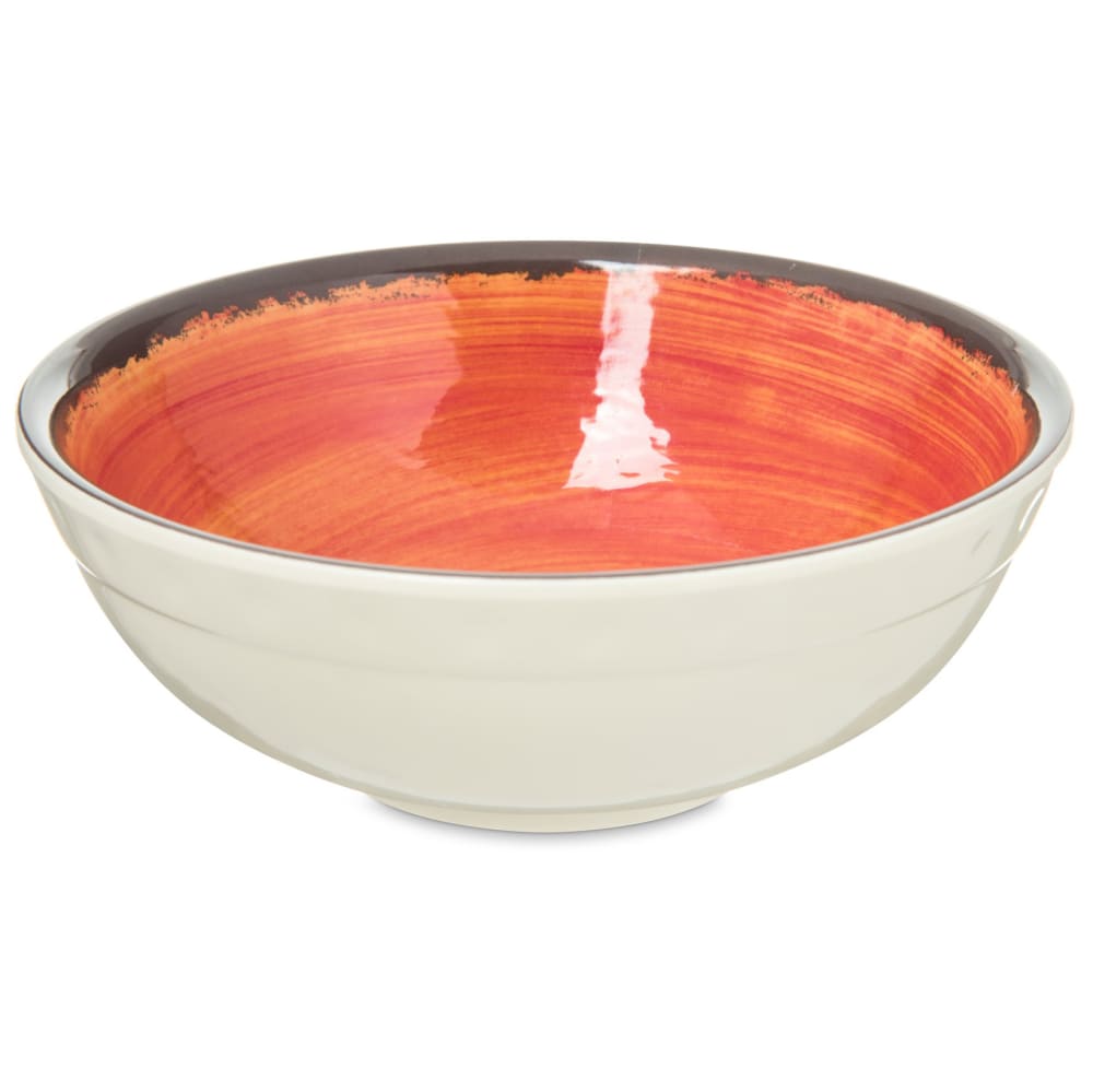 Carlisle 17 oz Round Melamine Serving Bowl, Fire Ball (5400552)