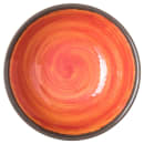 Carlisle 17 oz Round Melamine Serving Bowl, Fire Ball (5400552) thumbnail 2