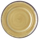 Carlisle 7" Round Melamine Bread & Butter Plate, Amber (5400713) thumbnail 2