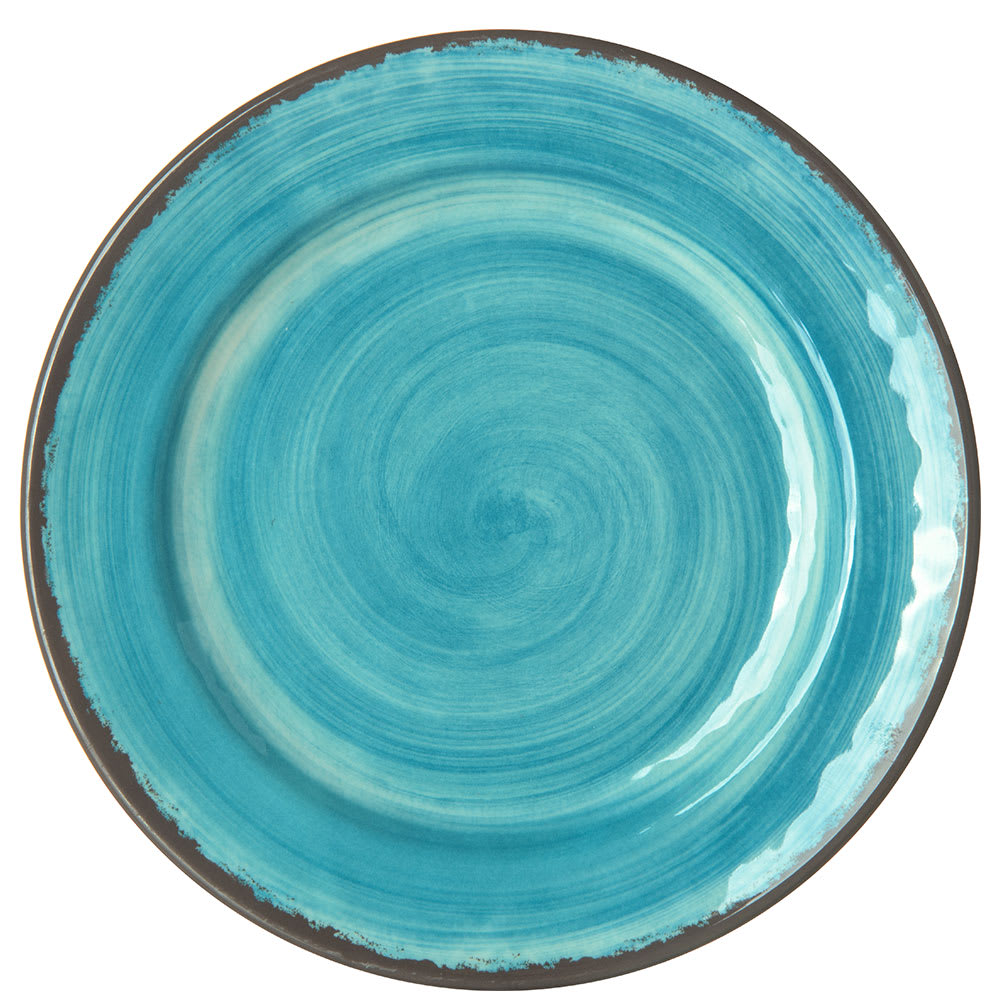 Carlisle 7" Round Melamine Bread & Butter Plate, Aqua (5400715)