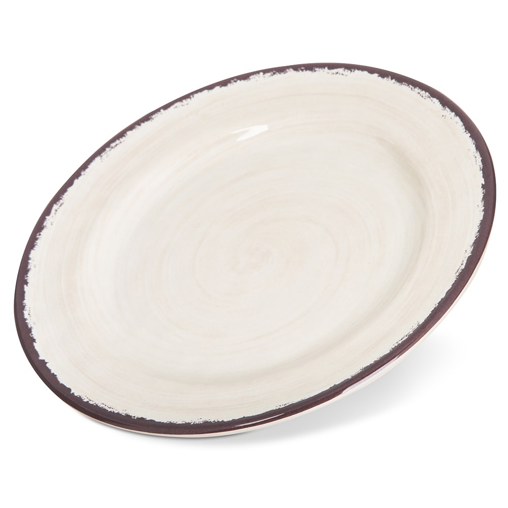 Carlisle 7" Round Melamine Bread & Butter Plate, Sweet Cream (5400753)