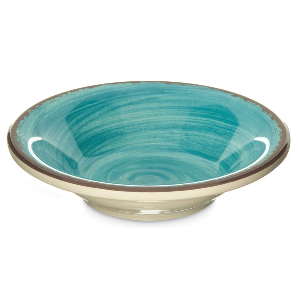 Carlisle 4 1/2 oz Round Melamine Fruit Bowl, Aqua (5401815)