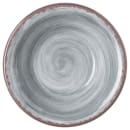 Carlisle 4 1/2 oz Round Melamine Fruit Bowl, Smoke Gray (5401818) thumbnail 2