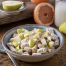 Carlisle 32 oz Round Melamine Cereal Bowl, Smoke Gray (5401918) thumbnail 5