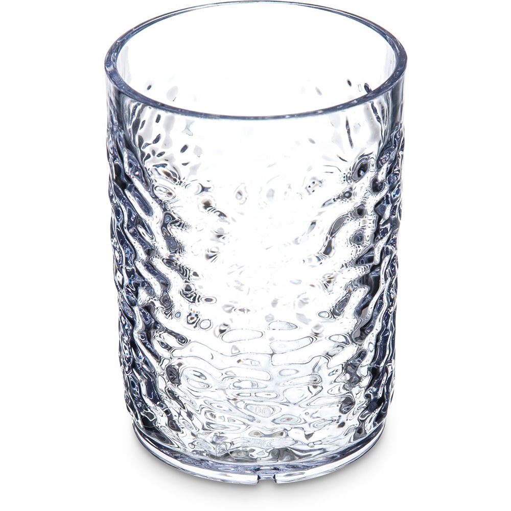 Carlisle 5 oz Clear Pebbled Plastic Tumbler (550507)