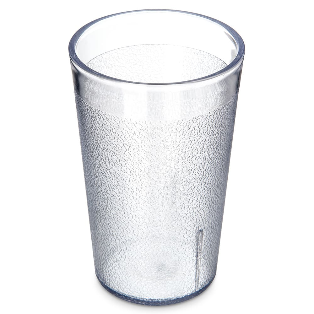 Carlisle 9 1/2 oz Clear Textured Plastic Tumbler (5506-207)