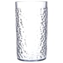 Carlisle 16 oz Clear Pebbled Plastic Tumbler (551707) thumbnail 2