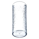 Carlisle 20 oz Clear Pebbled Plastic Tumbler (551907) thumbnail 3