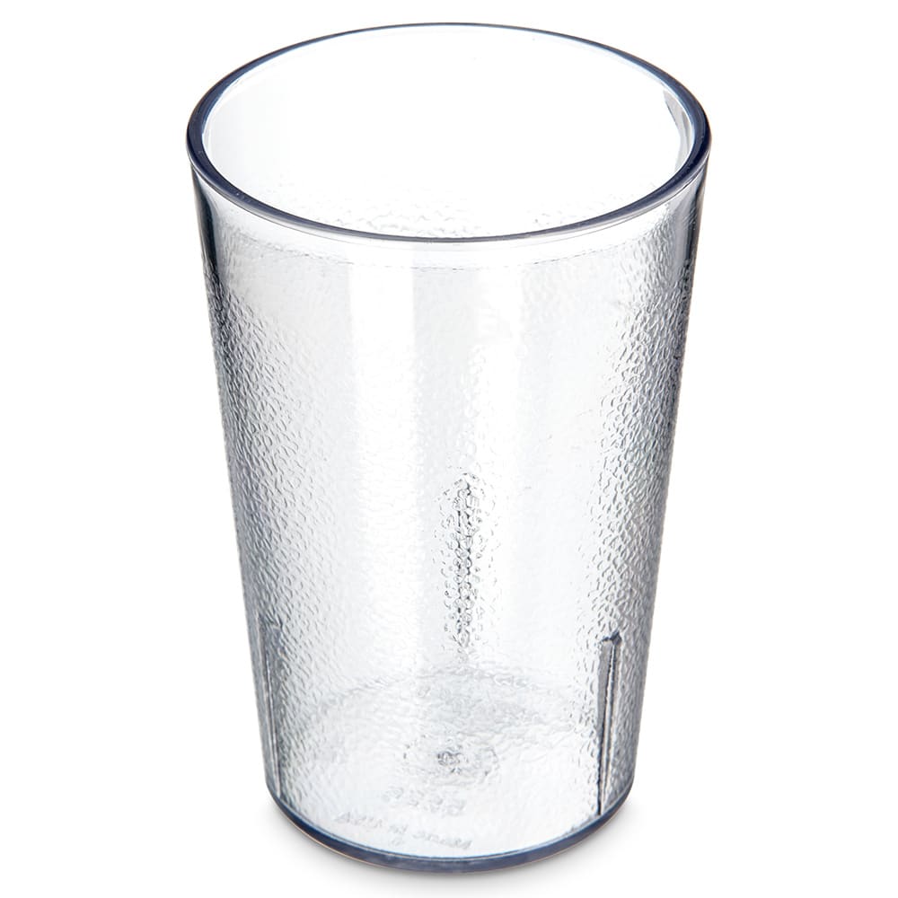 Carlisle 8 oz Clear Textured Plastic Tumbler (5526-207)