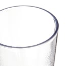 Carlisle 8 oz Clear Textured Plastic Tumbler (5526-207) thumbnail 3