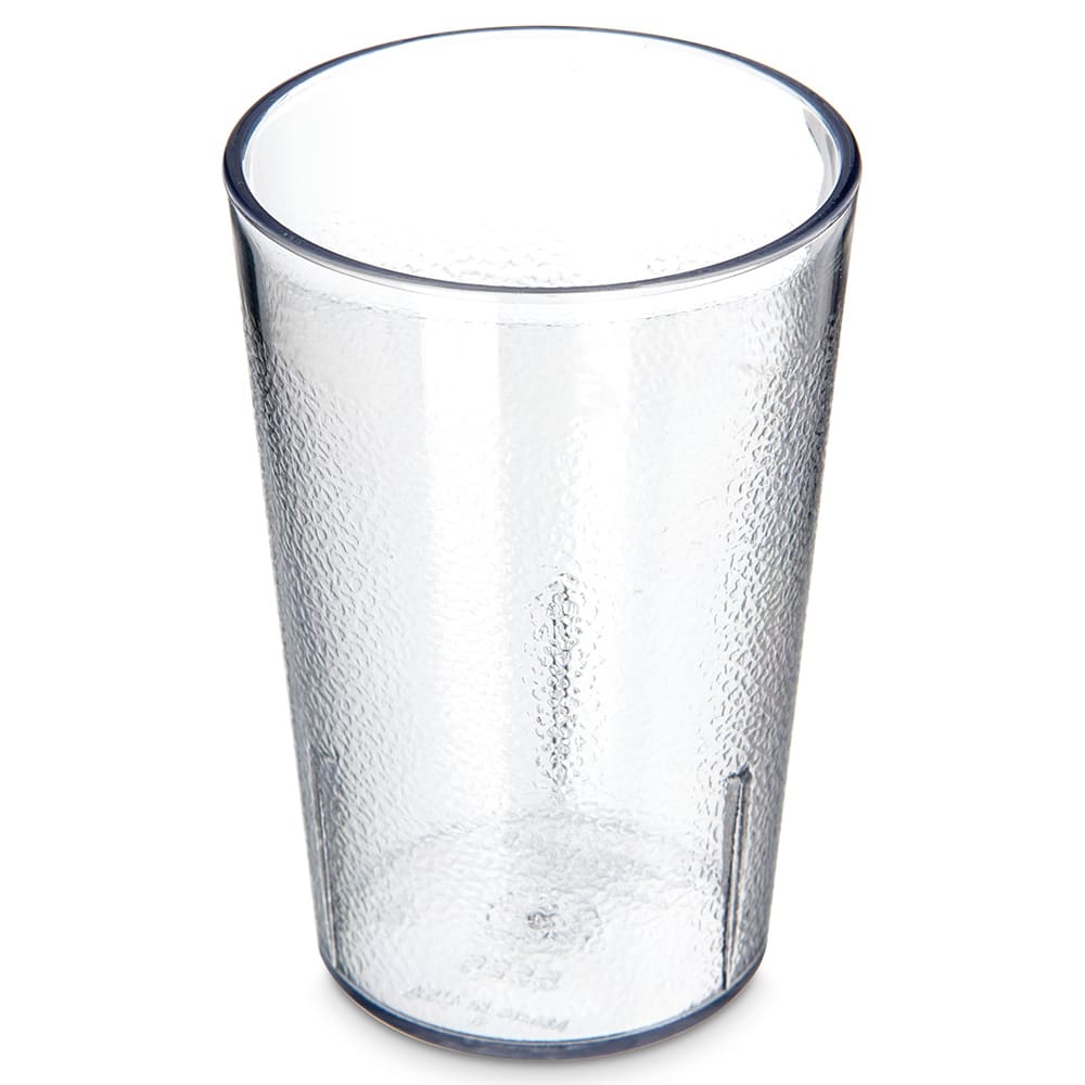 Carlisle 8 oz Clear Textured Plastic Tumbler (552607)