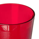 Carlisle 32 oz Ruby Textured Plastic Tumbler (553210) thumbnail 4