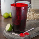 Carlisle 32 oz Ruby Textured Plastic Tumbler (553210) thumbnail 5