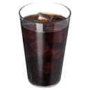 Carlisle 32 oz Clear Textured Plastic Tumbler (553207) thumbnail 4