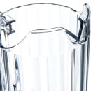 Carlisle 48 oz Plastic Pitcher w/ Fluted Sides, Clear (553807) thumbnail 4