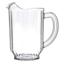 Carlisle 60 oz Plastic Pitcher w/ Thumb Grip, Clear (554007) thumbnail 2