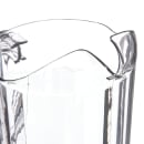Carlisle 60 oz Plastic Pitcher w/ Thumb Grip, Clear (554007) thumbnail 3