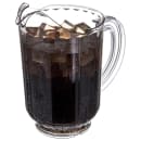 Carlisle 60 oz Plastic Pitcher w/ Thumb Grip, Clear (554007) thumbnail 4