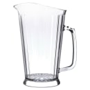 Carlisle 60 oz Plastic Pitcher w/ Thumb Grip, Clear (558707) thumbnail 3