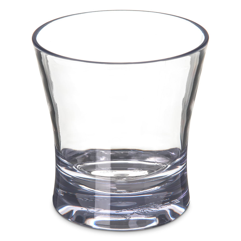 Carlisle 9 oz Alibi Rocks Glass - Clear, SAN Plastic (560907)