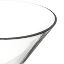 Carlisle 9 oz Alibi Martini Glass - Polycarbonate, Clear (564607) thumbnail 3