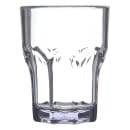 Carlisle 6 oz Clear Faceted Plastic Tumbler (580607) thumbnail 2