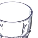 Carlisle 6 oz Clear Faceted Plastic Tumbler (580607) thumbnail 3