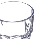 Carlisle 8 oz Louis Rocks Tumbler - Clear, SAN Plastic (580807) thumbnail 3
