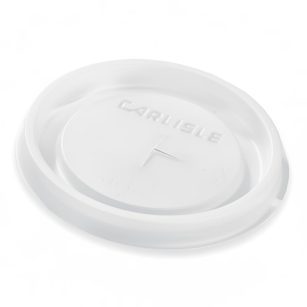 Carlisle 10 oz Louis Tumbler Disposable Lid - Translucent (5810L30)