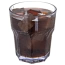 Carlisle 12 oz Clear Faceted Plastic Rocks Tumbler (581207) thumbnail 4