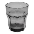 Carlisle 12 oz Louis™ Rocks Tumbler - Plastic, Smoke (581218) thumbnail 2