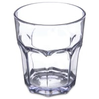 Carlisle 12 oz Louis™ Rocks Tumbler - Plastic, Smoke (581218) thumbnail 5