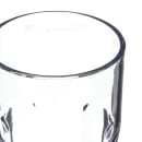 Carlisle 14 oz Clear Faceted Plastic Tumbler (581407) thumbnail 3