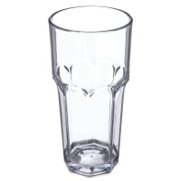 Carlisle 14 oz Louis™ Rocks Tumbler - Plastic, Smoke (581418) thumbnail 4
