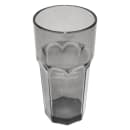 Carlisle 18 oz Louis™ Tumbler - Plastic, Smoke (581818) thumbnail 2