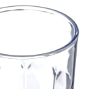 Carlisle 20 oz Clear Faceted Plastic Tumbler (582007) thumbnail 3