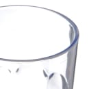 Carlisle 22 oz Clear Faceted Plastic Tumbler (582207) thumbnail 3