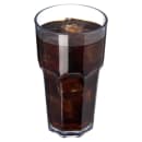 Carlisle 22 oz Clear Faceted Plastic Tumbler (582207) thumbnail 4