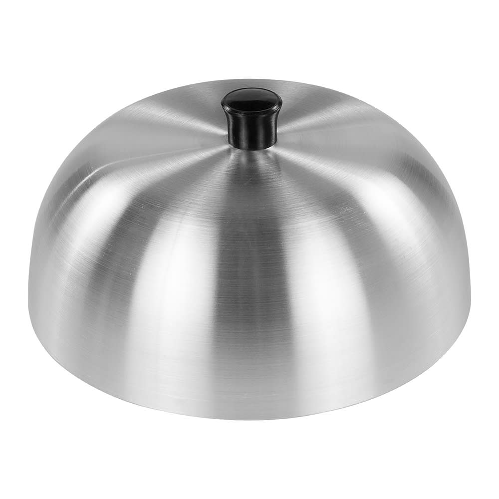 Carlisle 6" Round Burger Cover -  Aluminum (60103)